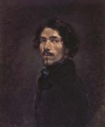 Eugene Delacroix Self-Portrait painting